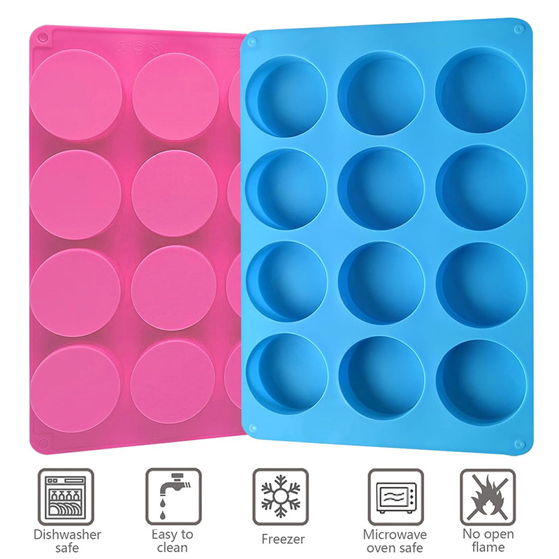 Moule en silicone rond à 12 ca - Eco Soap avis et prix