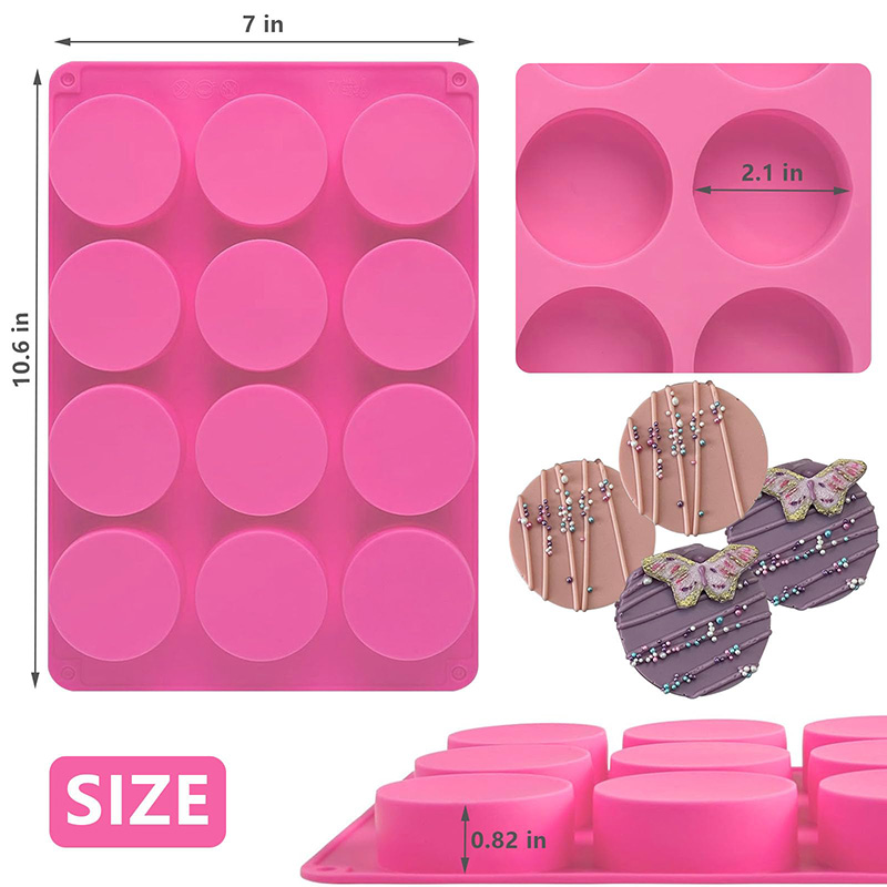 Moule en silicone rond à 12 ca - Eco Soap avis et prix