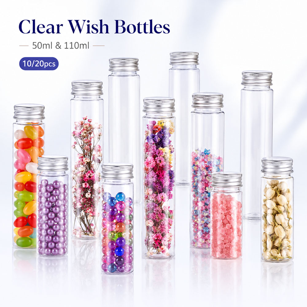 Tubes plats transparents de 50 - Reusable Bottle avis et prix