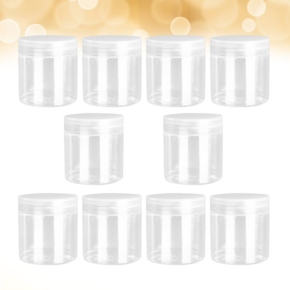 10 pots en plastique transpare - Reusable Bottle avis et prix