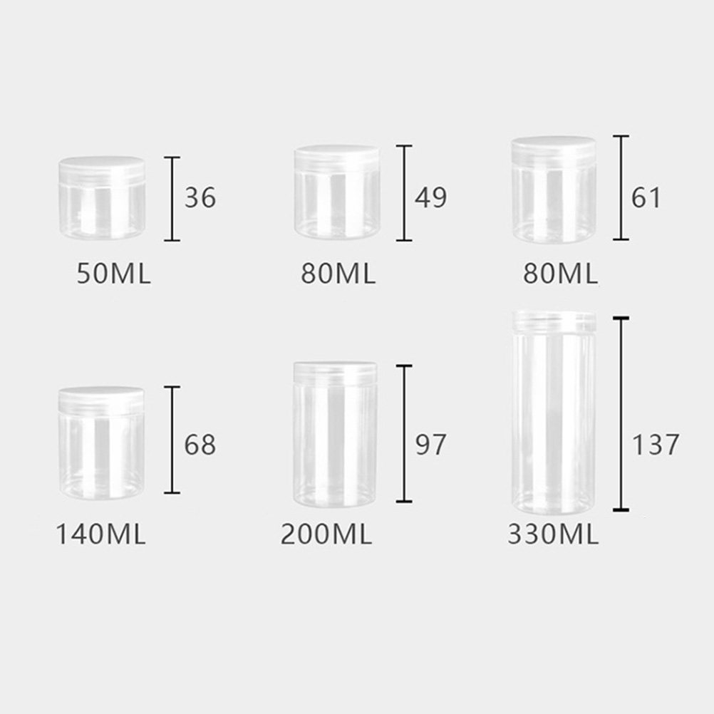 10 pots en plastique transpare - Reusable Bottle avis et prix