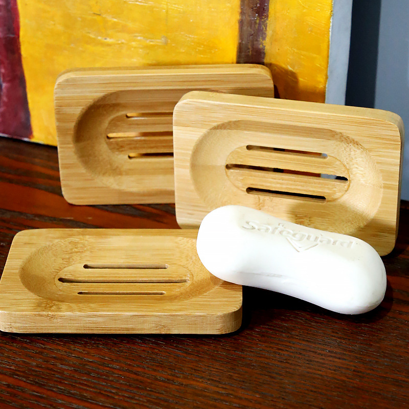 Porte-savon en bois de bambou, - Bamboo Cutlery avis et prix