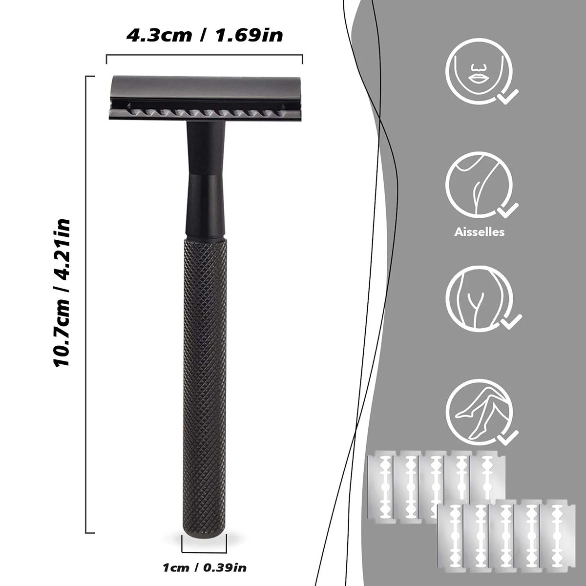 Rasoir de sécurité à manche le - Safety Razor Handle avis et prix