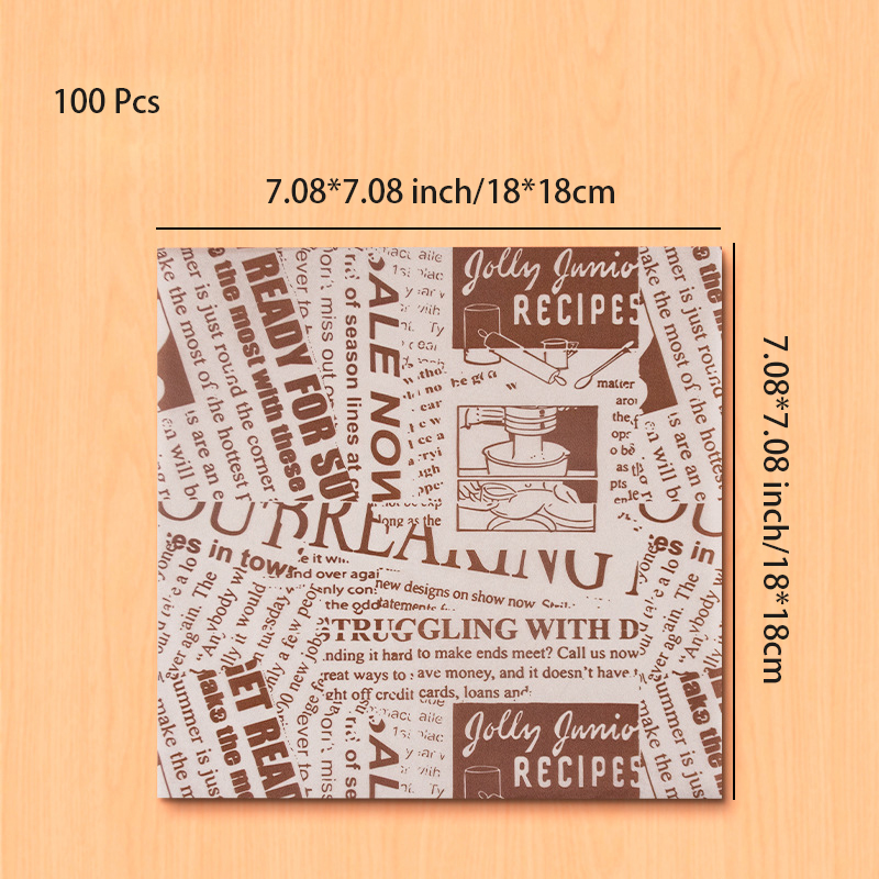 100 Pcs Papier sulfurisé anti- - Beeswax Wrap avis et prix