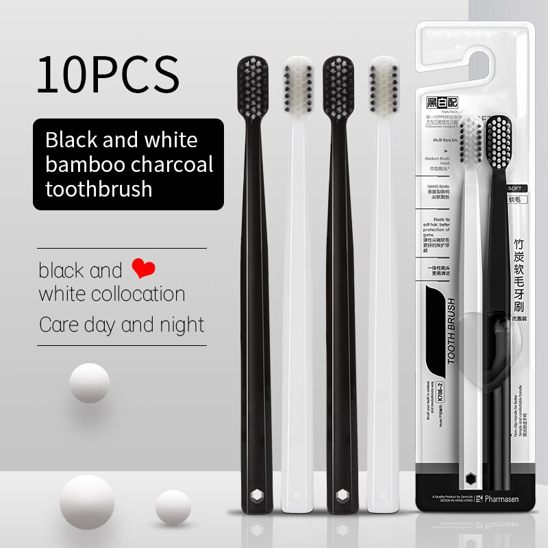 10pcs brosse à dents souple ho - Bamboo Toothbrush avis et prix