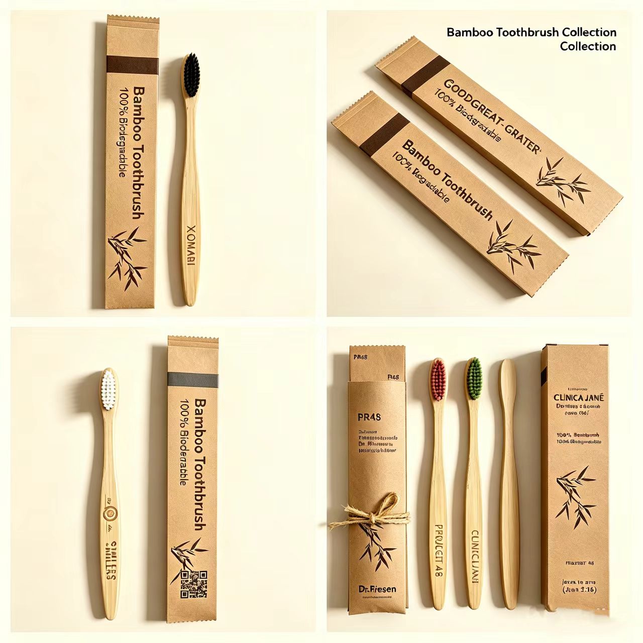 Brosses à dents en bambou, 100 - Bamboo Toothbrush avis et prix