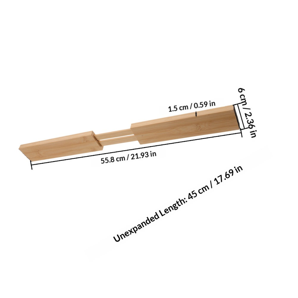 Lot de 2 séparateurs de tiroir - Bamboo Cutlery avis et prix