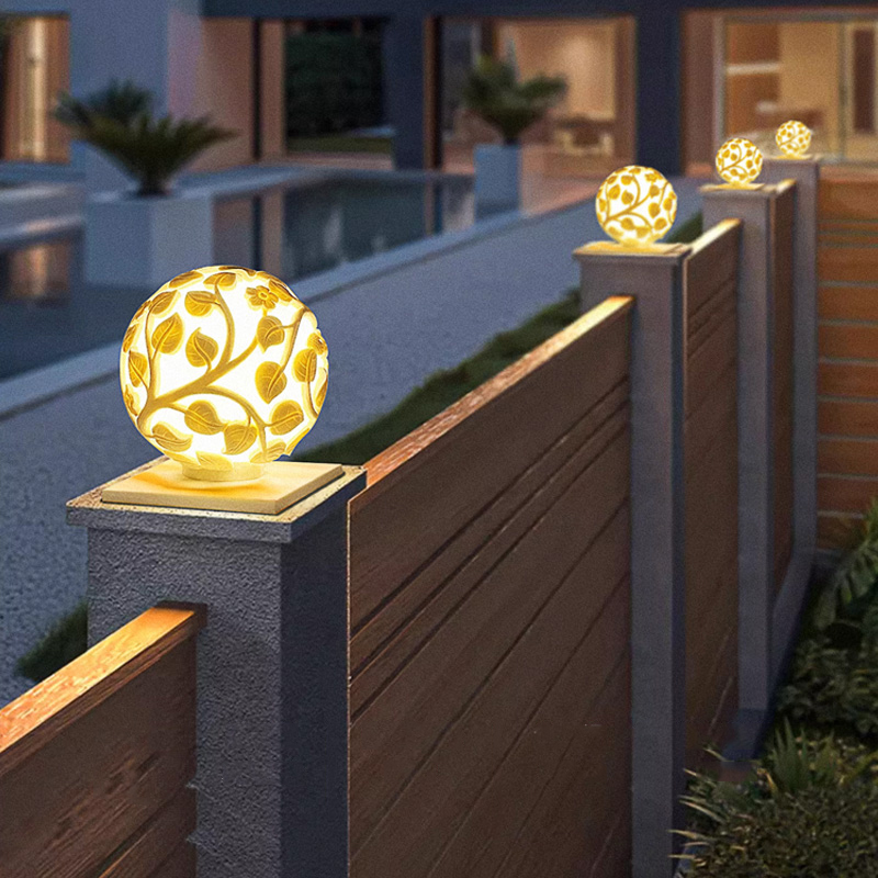 Lampes de colonne d'extérieur, - Solar Garden Light avis et prix
