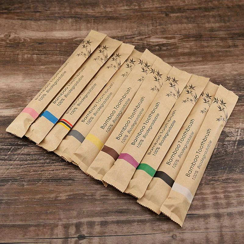Couleur aléatoire 5/10 pièces  - Bamboo Toothbrush avis et prix