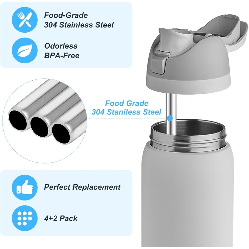 Pailles en métal de remplaceme - Reusable Straw avis et prix