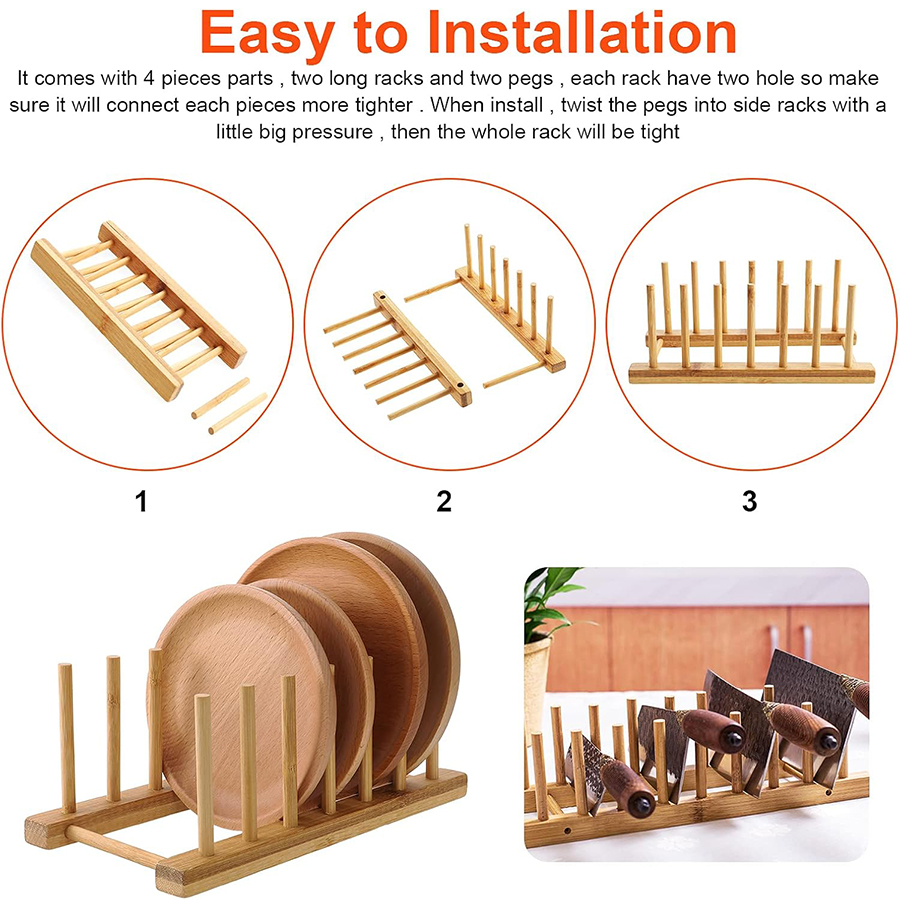 Étagère à vaisselle en bambou, - Bamboo Cutlery avis et prix