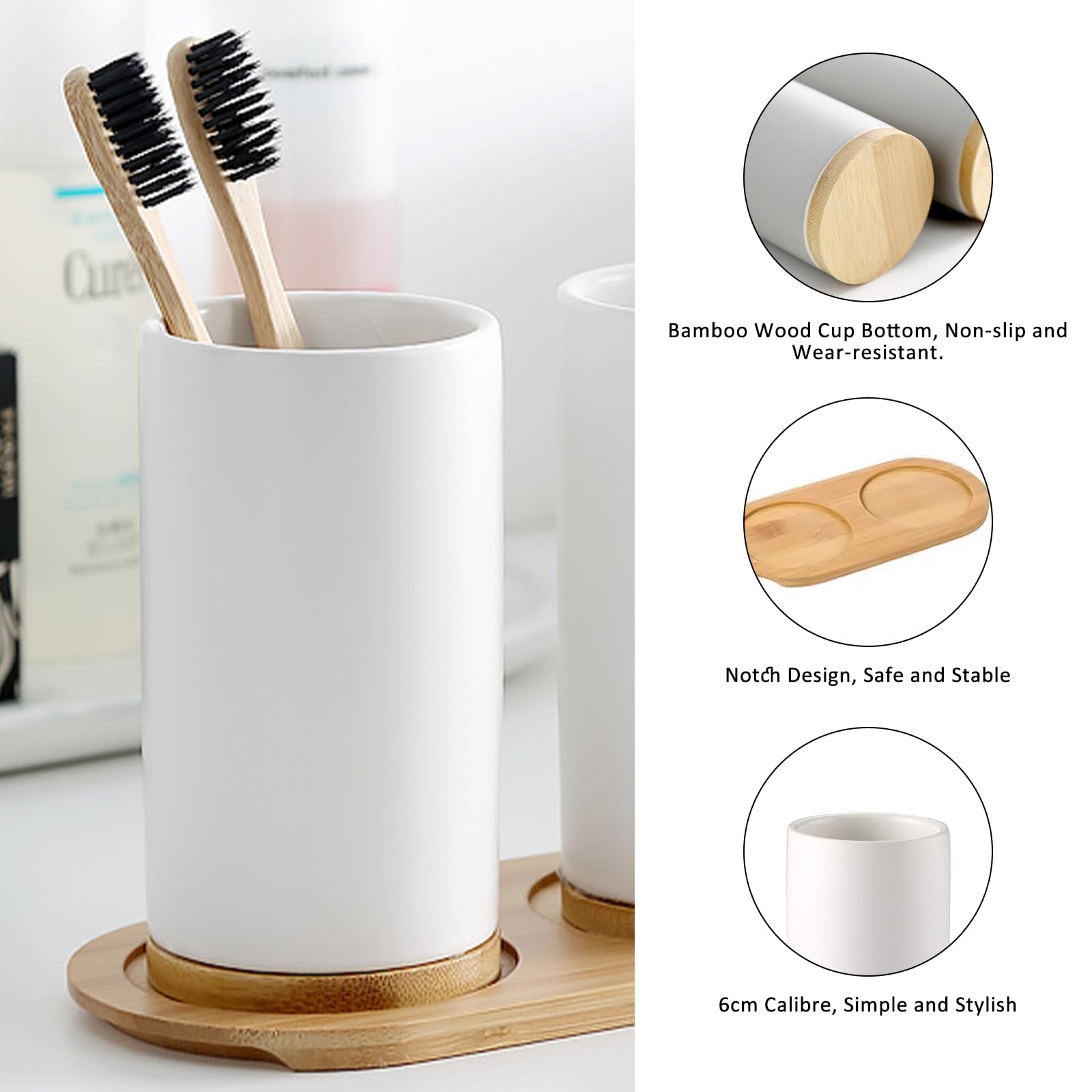 Ensemble de salle de bain en c - Bamboo Toothbrush avis et prix